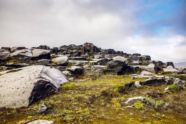 Krásná malebná krajina islandské přírody. — Stock fotografie