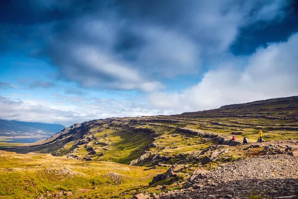 İzlanda doğanın güzel doğal peyzaj.