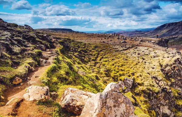 Beautiful scenic landscape of Icelandic nature. — Stock Photo, Image