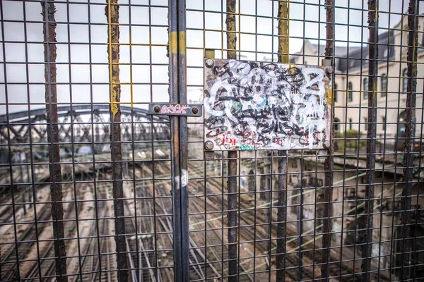 Old train lines in Paris. — Stock Photo, Image