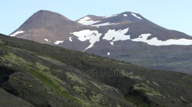 İzlanda doğanın güzel doğal manzara. HD ayak.