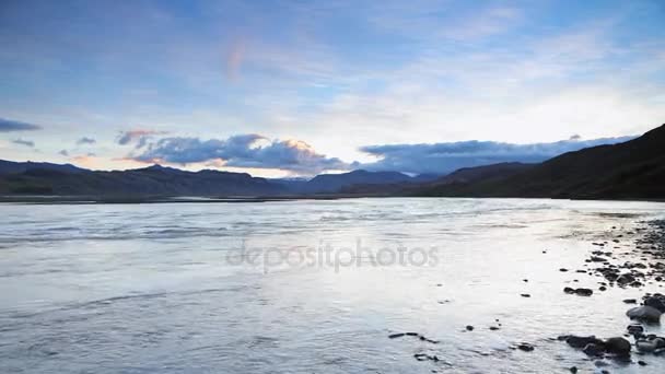 Bellissimo Paesaggio Panoramico Della Natura Islandese Video — Video Stock