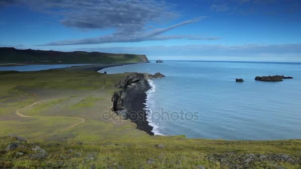 Hermoso Paisaje Paisajístico Naturaleza Islandesa Imágenes — Vídeo de stock