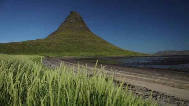 Vackra Natursköna Landskapet Isländska Naturen Slow Motion Footage — Stockvideo