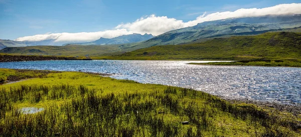 Piękny Scenic Krajobraz Islandzki Natury — Zdjęcie stockowe