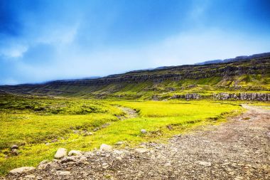 İzlanda doğanın güzel doğal peyzaj.