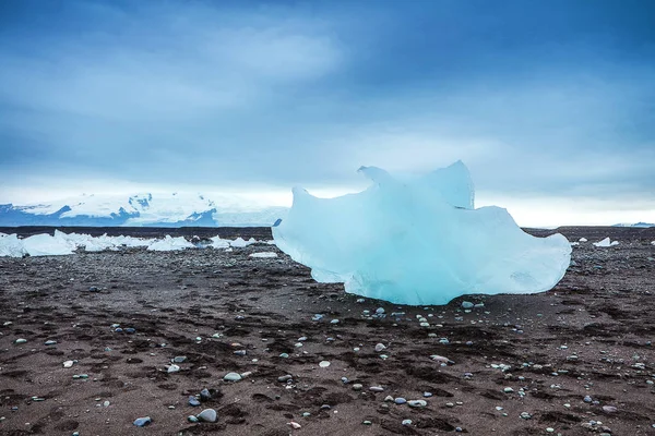 Ghiacciai Sulle Spiagge Dell Islanda — Foto Stock