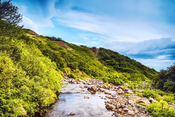 Bela Paisagem Cênica Natureza Islandesa — Fotografia de Stock