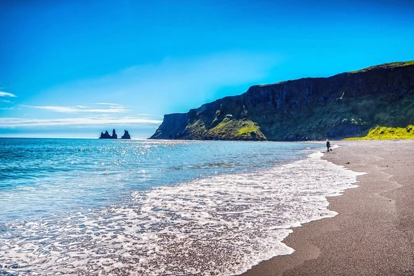 İzlanda doğanın güzel doğal peyzaj.