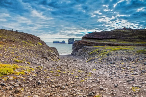 Piękny Scenic Krajobraz Islandzki Natury — Zdjęcie stockowe