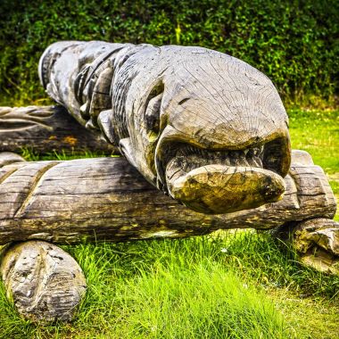 Reykjavik, İzlanda - 29 Ağustos 2017: İzlanda'nın ünlü eski heykel. Reykjavik, İzlanda - 29 Ağustos.