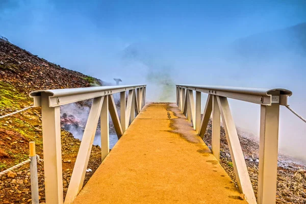 Most Malebné Islandské Krajiny — Stock fotografie