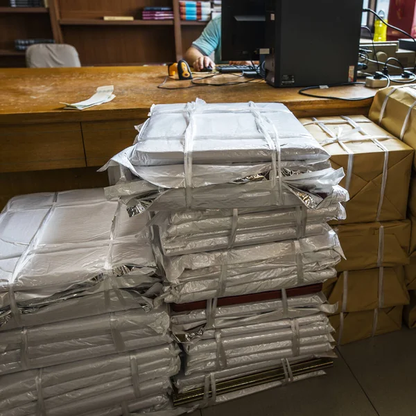 Beijing China Junio 2019 Biblioteca Tradicional China Con Estantes Libros — Foto de Stock