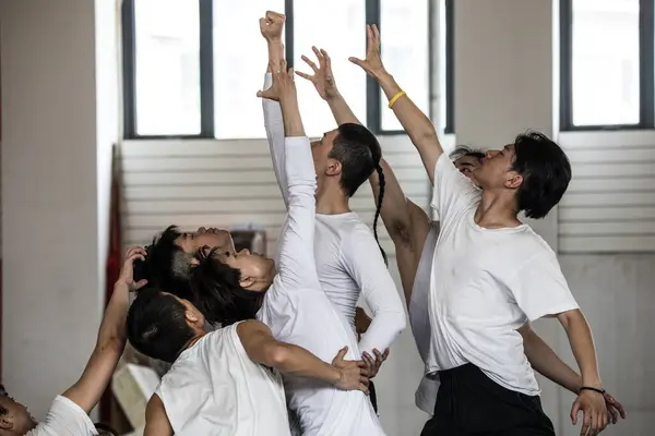 Peking China Juni 2019 Chinesisches Theaterballett Training — Stockfoto