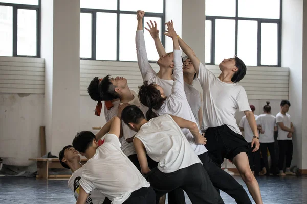 Beijing China Junho 2019 Treinamento Balé Teatro Chinês — Fotografia de Stock