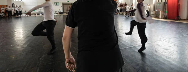 中国北京 2019年6月1日 中国戏剧芭蕾舞团训练 — 图库照片