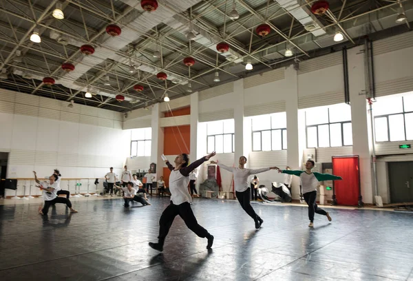 Beijing China Junho 2019 Treinamento Balé Teatro Chinês — Fotografia de Stock
