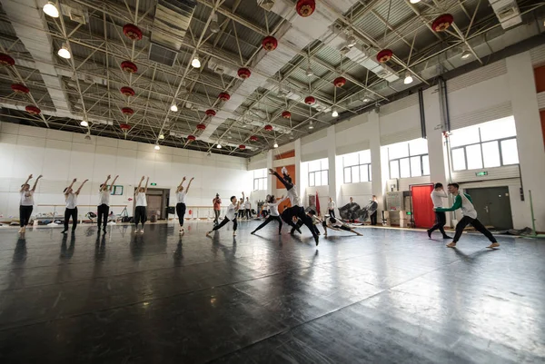 Peking China Juni 2019 Chinesisches Theaterballett Training — Stockfoto