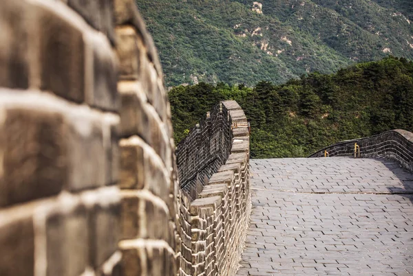Vista Montanha Grande Muralha China — Fotografia de Stock