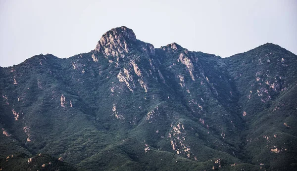 Vue Sur Montagne Depuis Grande Muraille Chine — Photo