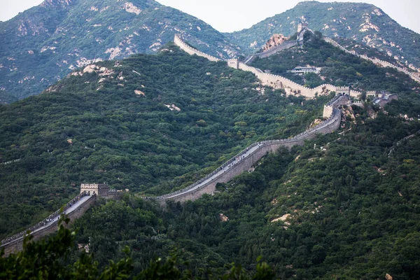 Pemandangan Gunung Dari Tembok Besar Cina — Stok Foto