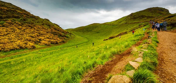 General View Edinburgh Central Streets Capital Scotland Top View — 스톡 사진