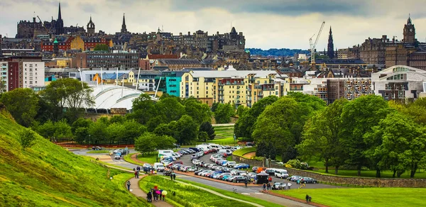 Edinburgh Velká Británie Května 2019 Slavné Centrální Ulice Budovy Edinburghu — Stock fotografie