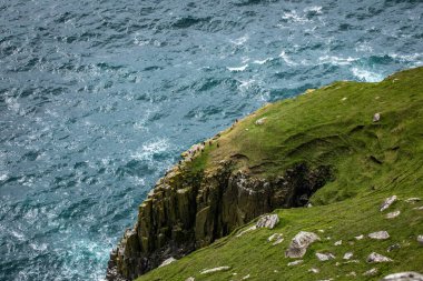 İskoçya doğasının güzel manzarası.