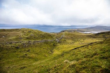 İskoçya doğasının güzel manzarası.