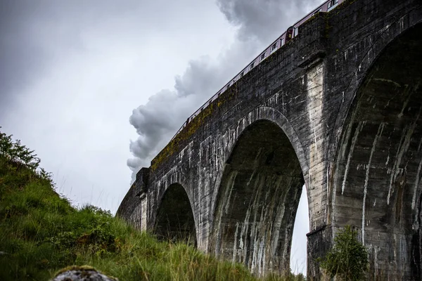 Scotland United Kingdom May 2019 Hogwarts Express Name Train Makes — Stock Photo, Image