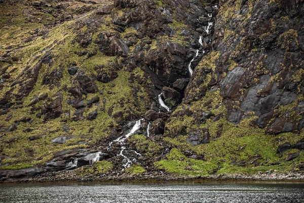 Pintoresco Paisaje Una Cascada Montaña Naturaleza Tradicional Escocia — Foto de Stock