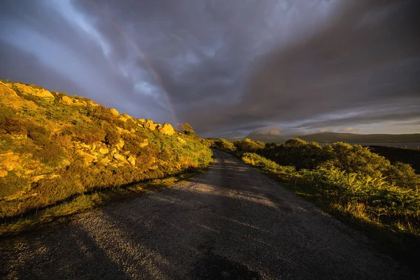 Живописный Пейзаж Удивительной Природы Шотландии Дорога Горной Тропы — стоковое фото