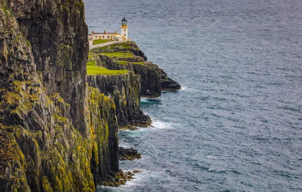 Neist Punt Vuurtoren Het Eiland Skye Schotland — Stockfoto