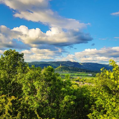 İskoçya doğasının güzel manzarası.