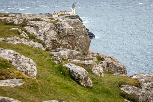 Leuchtturm Auf Der Insel Skye Schottland — Stockfoto