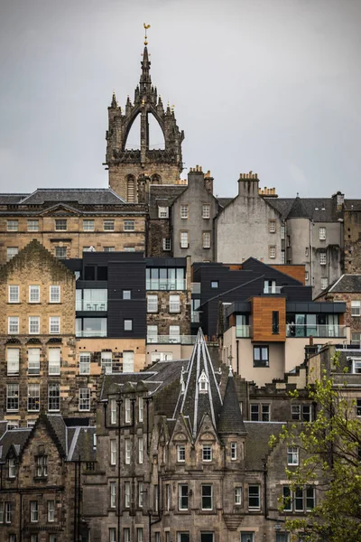 Edinburgh Reino Unido Maio 2019 Famosas Ruas Centrais Edifícios Edimburgo — Fotografia de Stock