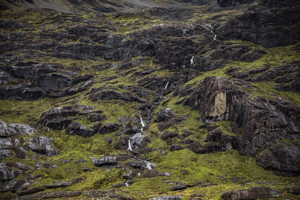 Pintoresco Paisaje Río Montaña Con Naturaleza Tradicional Escocia — Foto de Stock