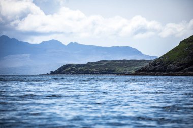 İskoçya doğasının güzel manzarası.