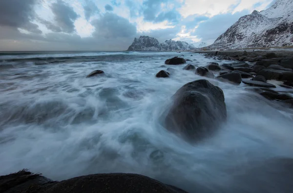 Традиційний пейзаж природи Норвегії. — стокове фото