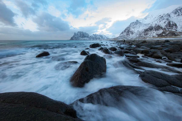 Paisaje tradicional de naturaleza noruega . —  Fotos de Stock