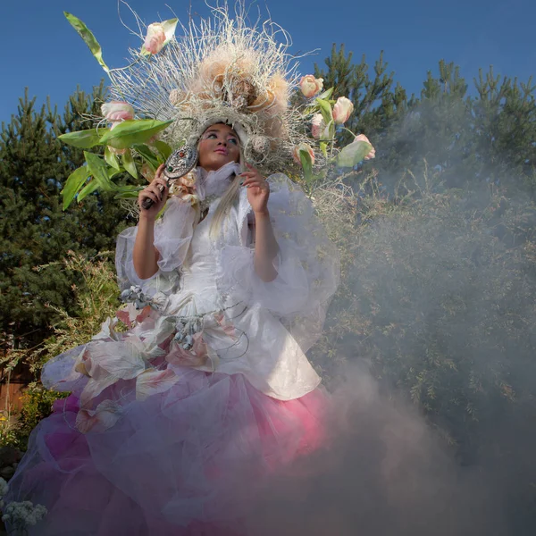 Sensual asiático menina em conto de fadas fantasia estilização . — Fotografia de Stock