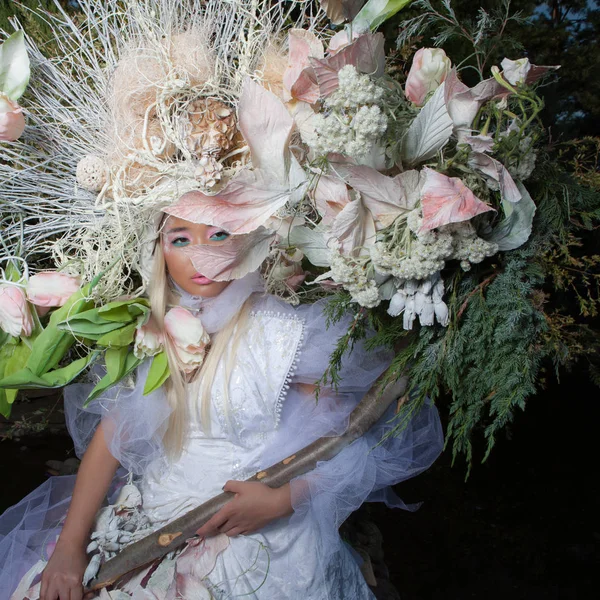 Sensual asiático menina em conto de fadas fantasia estilização . — Fotografia de Stock