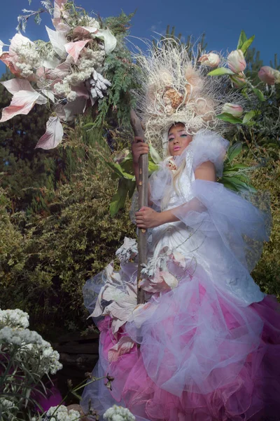 Sensual asiático menina em conto de fadas fantasia estilização . — Fotografia de Stock