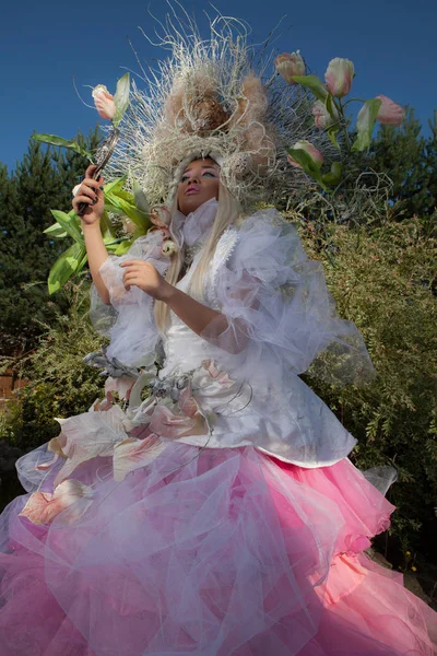 Sensual asiático menina em conto de fadas fantasia estilização . — Fotografia de Stock