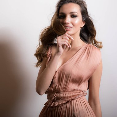 mooi meisje studio portret.