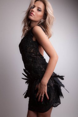 mooi meisje studio portret.