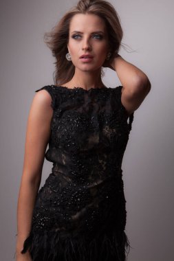 mooi meisje studio portret.