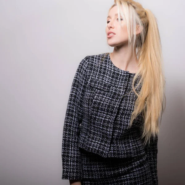 mooi meisje studio portret.