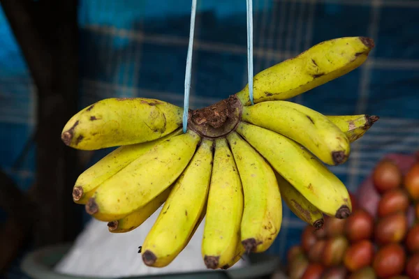 Open air fruit market in Indonesian village. — Stock Photo, Image