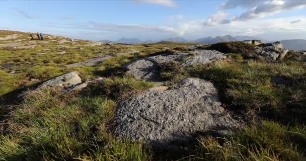 Bellissimo paesaggio panoramico della natura scozzese. Filmati 4K . — Video Stock